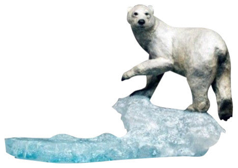 Polar Bear Bronze Sculpture Arctic Spirit