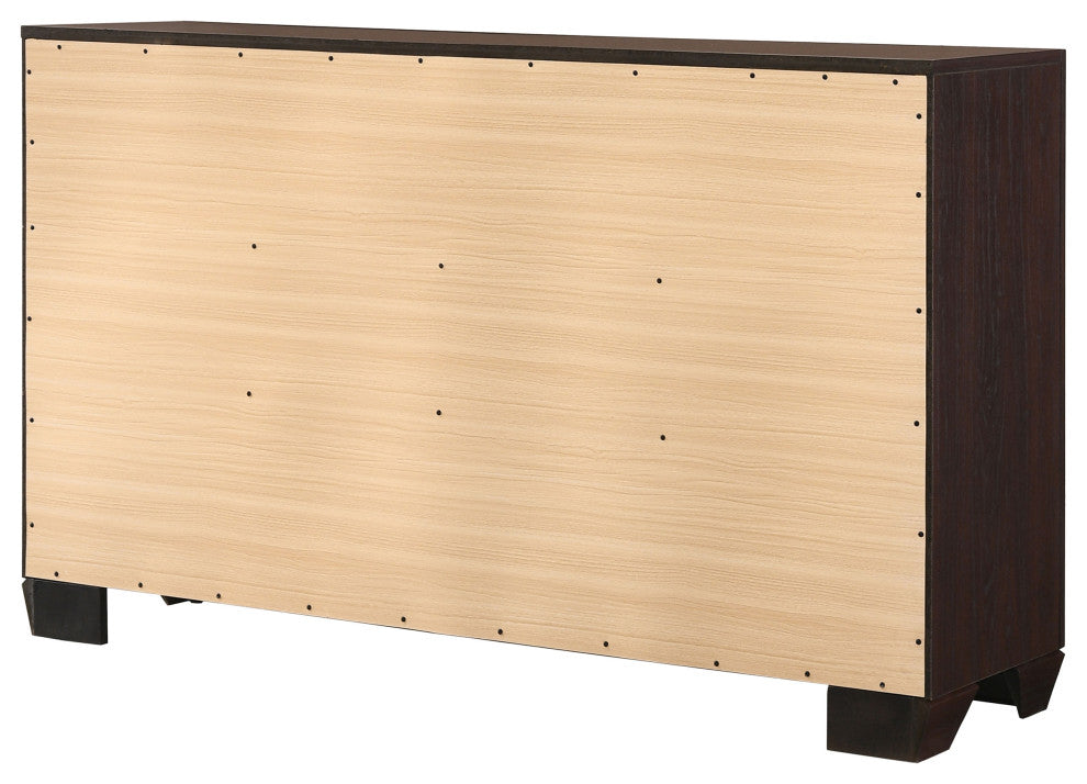 Kauffman 6-drawer Dresser Dark Cocoa