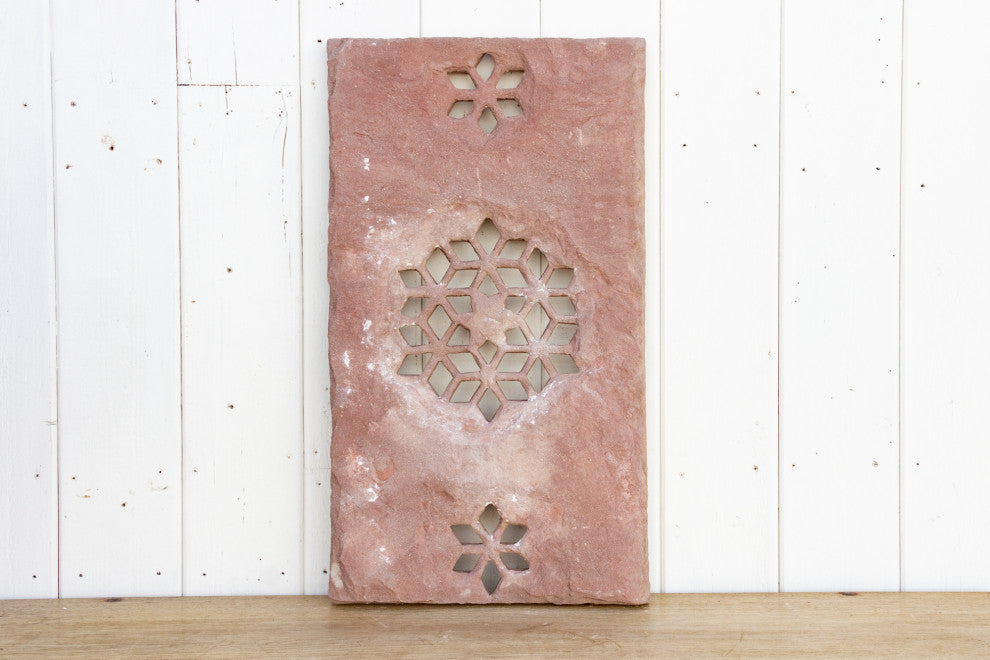 Lotus Medalion Sandstone Window Panel