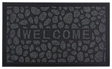 Superio Non-Slip Natural Stone Coir Doormat, Welcome Script on Carpet 18"�x 30"� ,