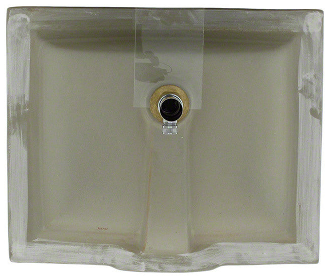 P0542UW Rectangular Porcelain Sink, White