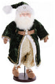 Vickerman KV200919 19" Silent Night Collection Santa Doll With Stand