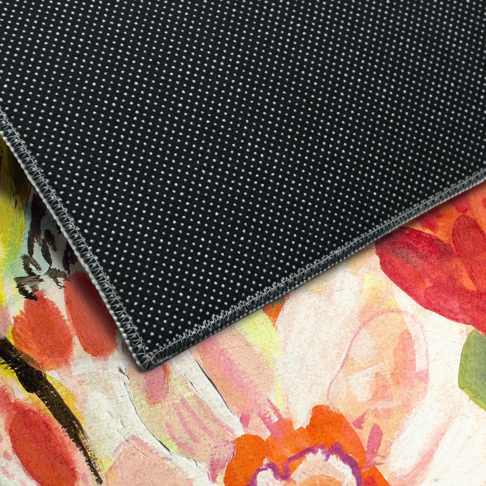 Secret Garden Floral III Art Area Rug, Power-Loomed, 7.5'x10.3'