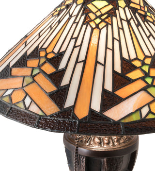 Meyda Lighting 224111 17" High Nuevo Mission Table Lamp