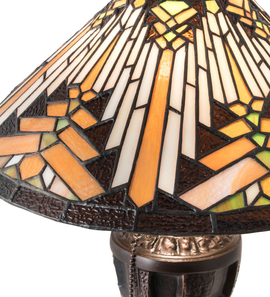 Meyda Lighting 224111 17" High Nuevo Mission Table Lamp