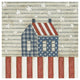 "Americana Quilt V" Digital Paper Print by David Carter Brown, 20"x20"