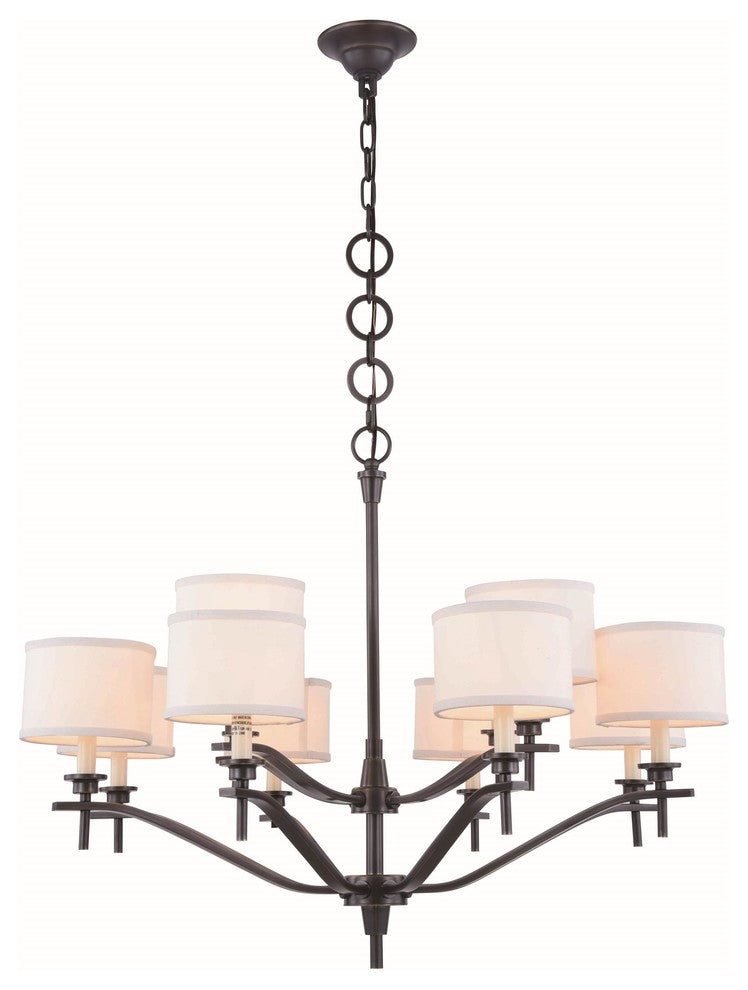 Elegant Lighting Segovia Collection Chandelier, Bronze