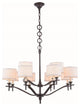 Elegant Lighting Segovia Collection Chandelier, Bronze