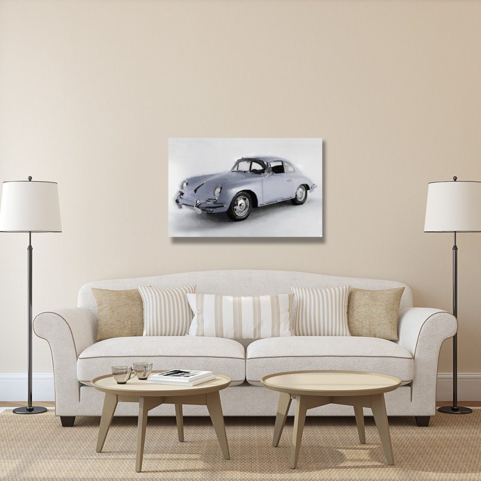 "1964 Porsche 356B Watercolor" Fine Art Print