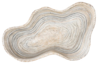 Cast Gray Onyx Bowl, Faux Finish, Small