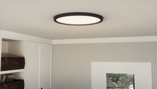 Quoizel OST1720 Outskirts 20"W LED Flush Mount Ceiling Fixture - Fresco