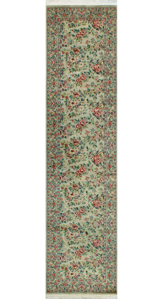 Pak-Persian Nezaket Gray/Red Runner, 2'7x11'0