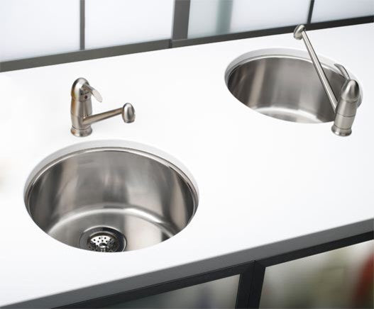 17" Undermount Single Bowl Kitchen/Bar/Prep Sink Round, 18 Gauge