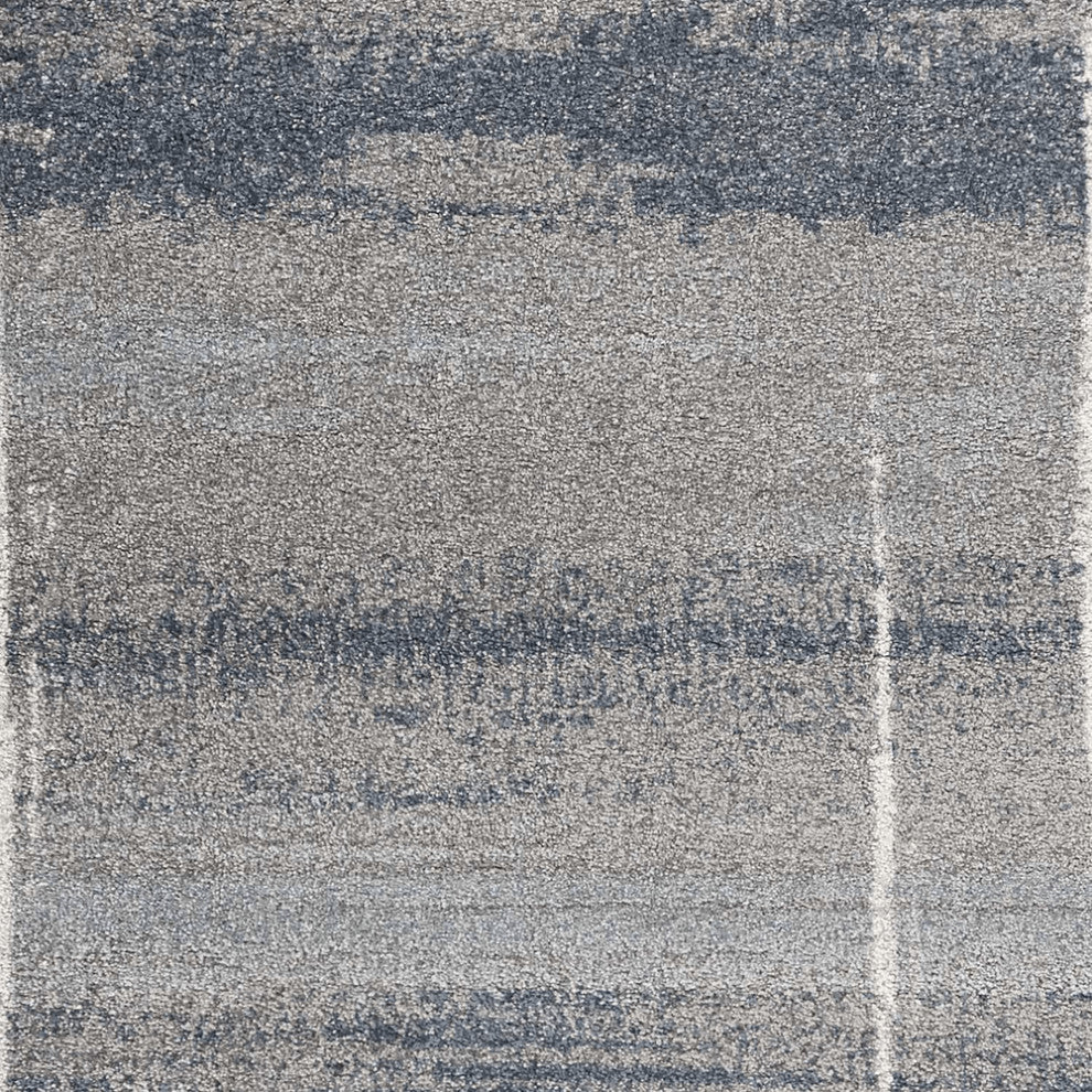7 X 10  Polypropylene Blue Area Rug