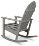 Polywood Classic Adirondack Rocking Chair, Slate Gray