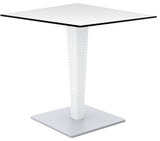 Riva HPL Top Square Table 24" White