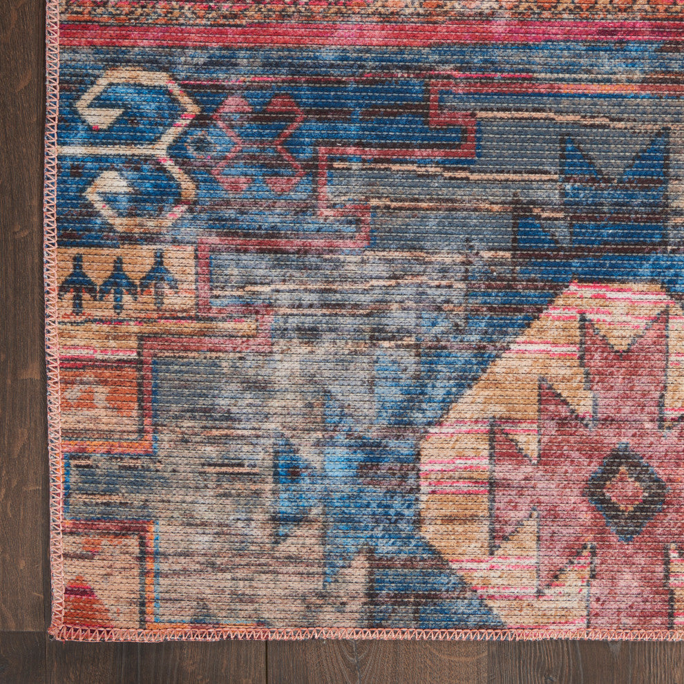 Nicole Curtis Nc Series 1 4' x 6' Multicolor Machine Washable Area Rugs