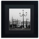 Alan Blaustein ''Venezia IV'' Art, Black Frame, Black Mat, 11x11