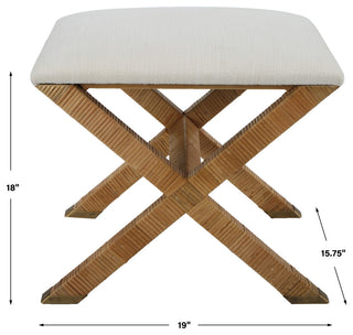 Uttermost 23745 St. Tropez Rattan Small Bench