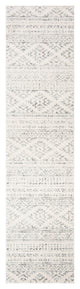 Safavieh Tulum Tul272A Southwestern Rug, Ivory and Gray, 2'0"x8'0" Runner