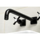KS6050ZX Wall Mount Tub Faucet, Matte Black