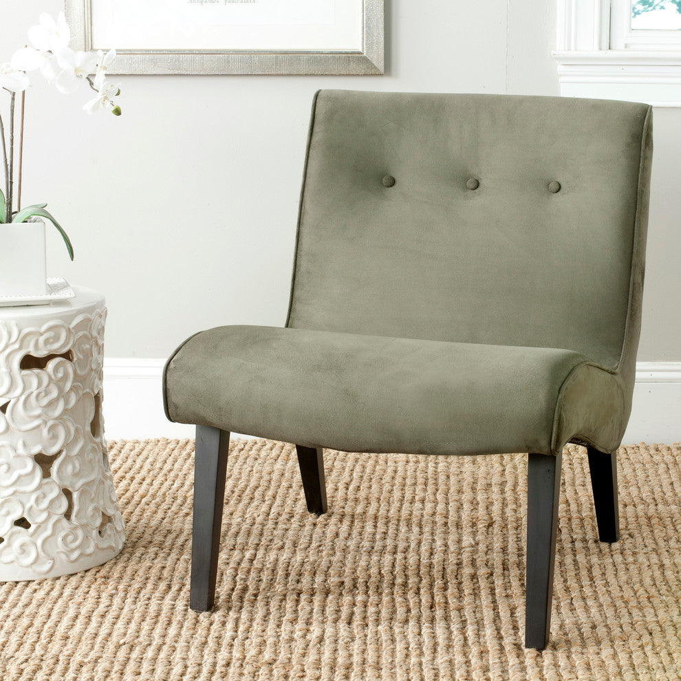 Safavieh Mandell Chair, Forest Green, Java