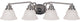 Malaga 4-Light Bath Vanity Sconce, Satin Nickel, Marble