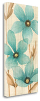 "Waterflowers I" By Maja, Giclee Print on Gallery Wrap Canvas, Ready to Hang