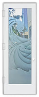 Interior Prehung Door or Interior Slab Door - High Seas - Primed - 30" x 96"...