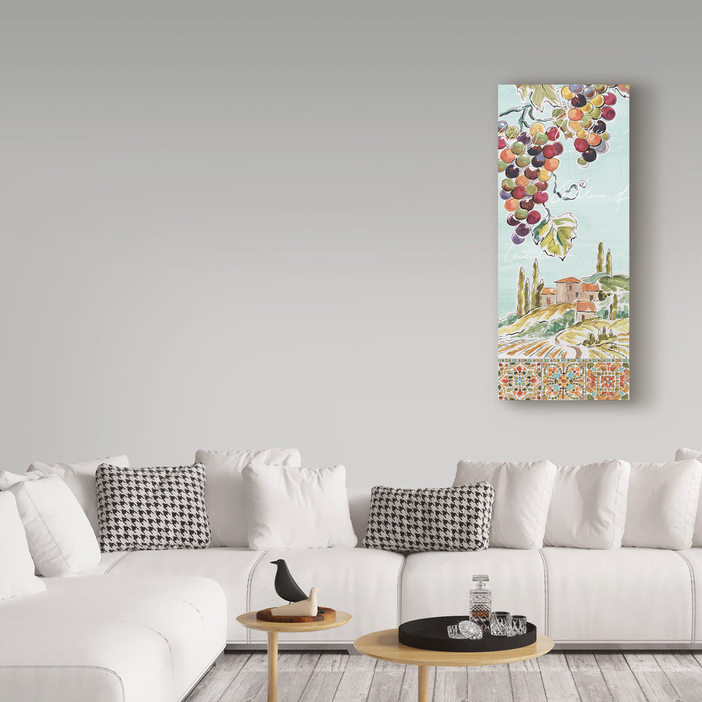 Daphne Brissonnet 'Tuscan Breeze Iv' Canvas Art, 14"x32"