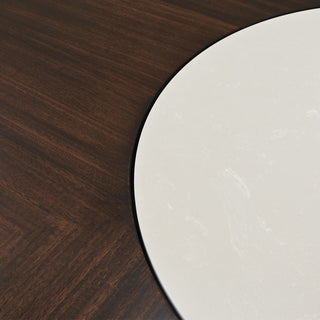 Paris Chic 60" Round Dining Table, Espresso