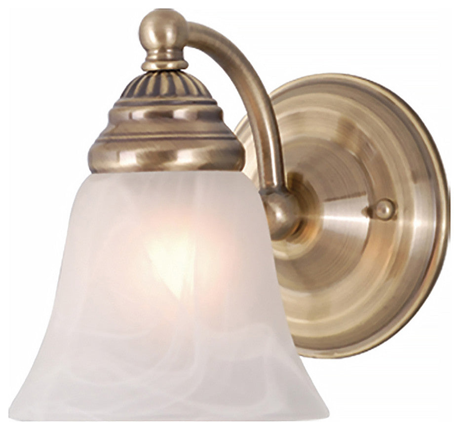 Vaxcel, Standford 1 Light Vanity, Antique Brass