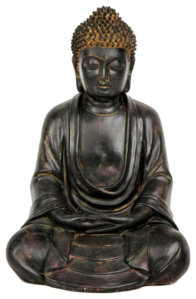 9" Japanese Sitting Buddha Statue