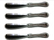 Elegance Silver-Plate Rim Pate Knifes Set