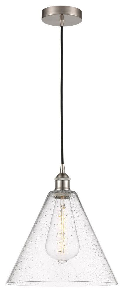 Innovations 616-1P-SN-GBC-124 1-Light Mini Pendant, Brushed Satin Nickel