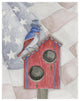 "Americana Birdhouse II" Digital Paper Print by Elyse DeNeige, 30"x37"