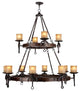 Cape May Chandelier, Olde Bronze