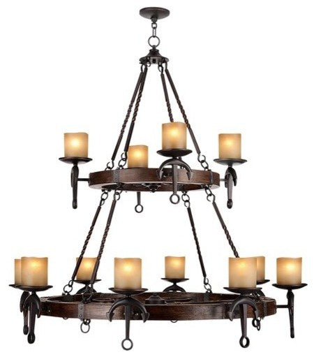 Cape May Chandelier, Olde Bronze
