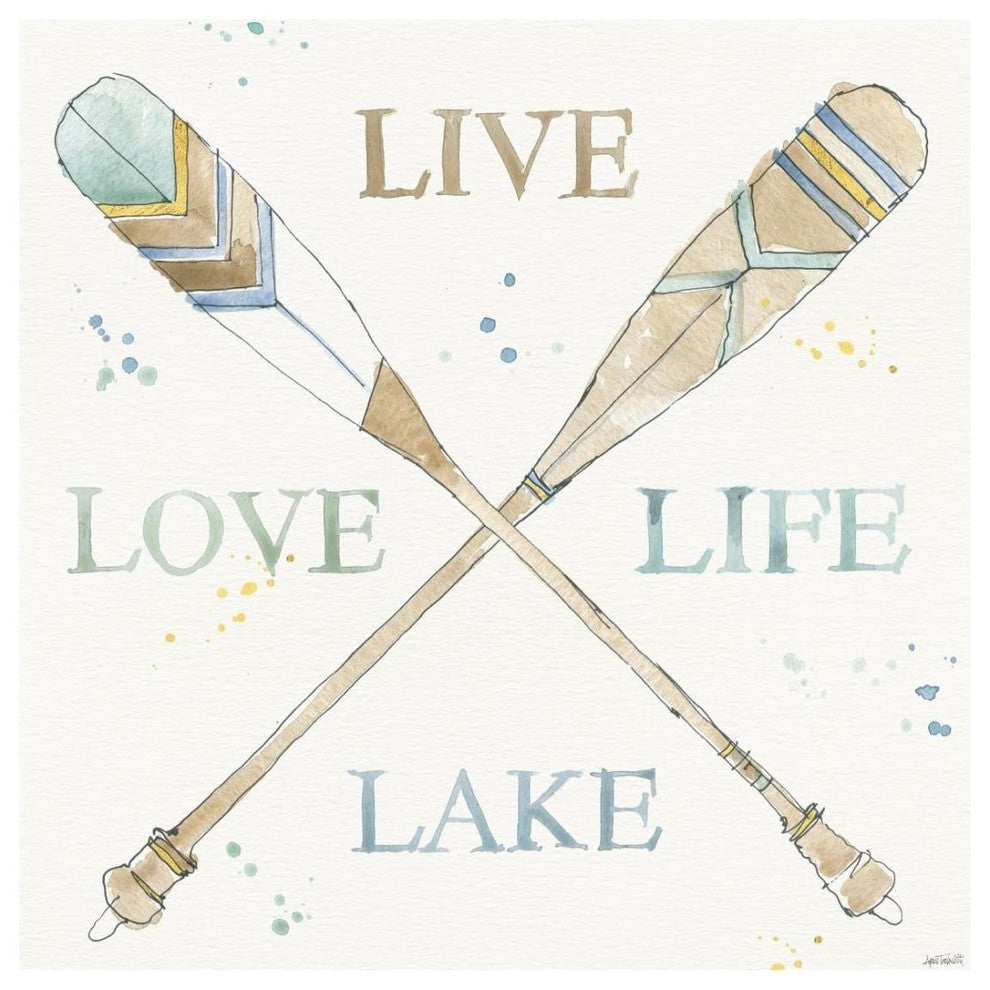 "Lakehouse V" Digital Paper Print by Anne Tavoletti, 26"x26"