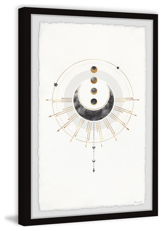 "Space Objects" Framed Painting Print, 8x12