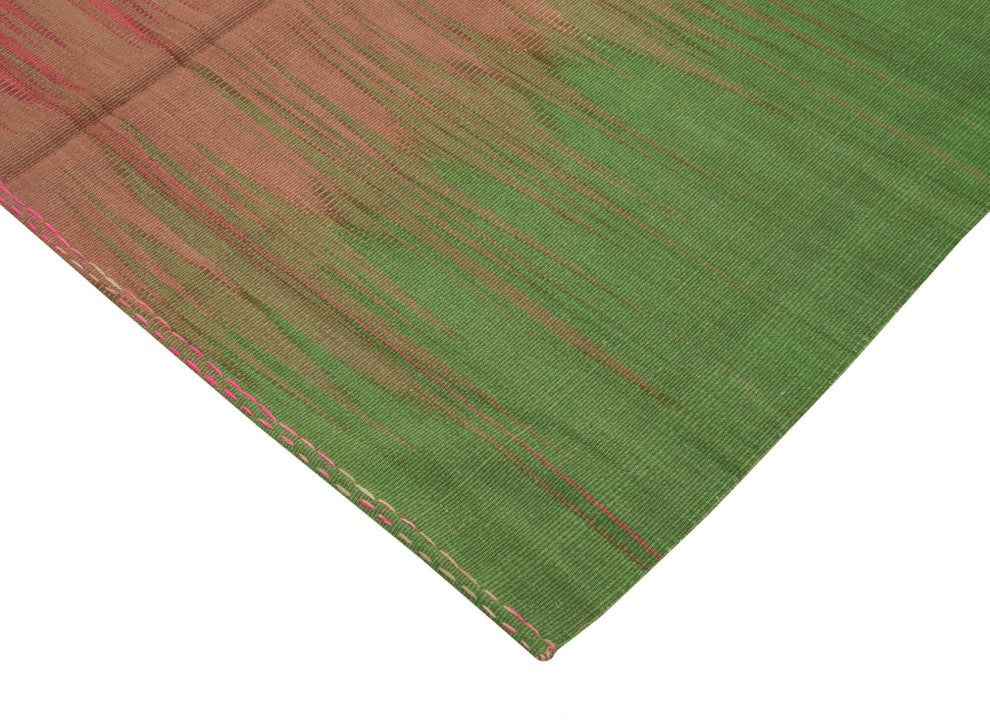 Rug N Carpet - Handmade Turkish 5' 10'' x 8' 8'' Unique Wool Kilim Rug