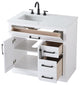 Home Living 36" Single Bathroom Vanity, White