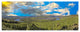 Moselle River Loop in Trittenheim, Landscape Canvas Art Print, 70"x28", 6 Panels