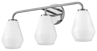 Lark Gio 24" Three-Light Bath Vanity Fixture, Chrome