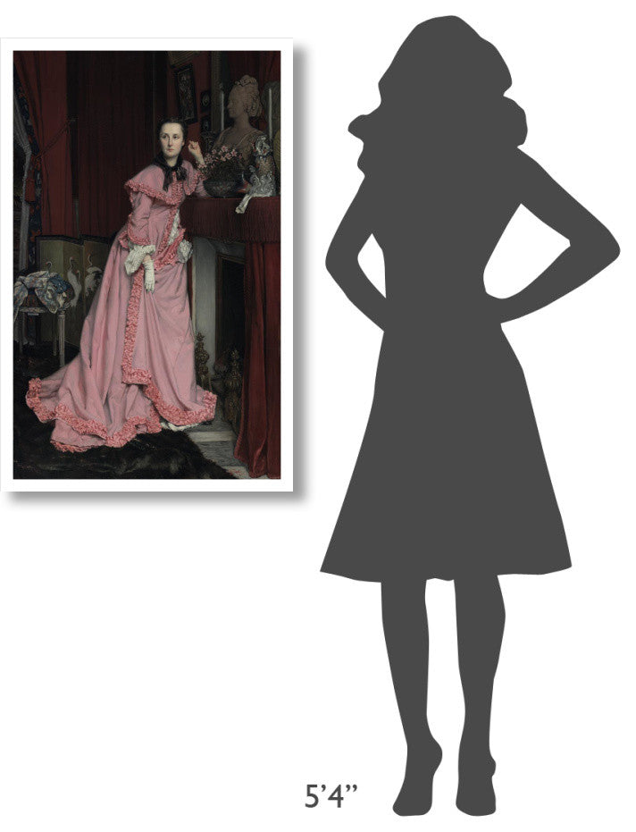 "Portrait of the Marquise de Miramon, nee, Therese Feuillant" Paper Art, 25"x38"