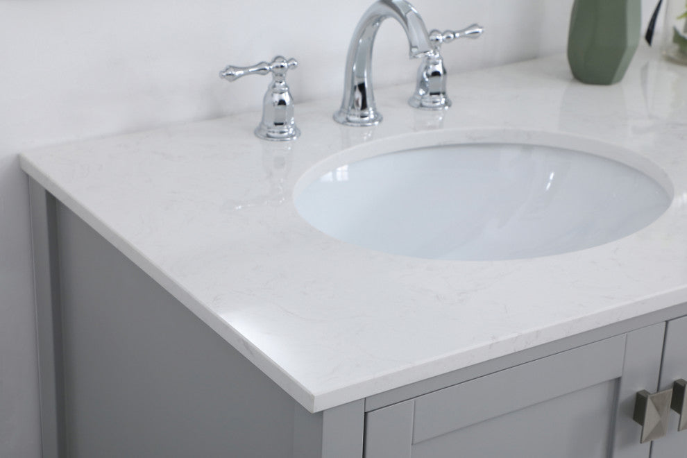 Isabel Grey 42" Single Sink Bathroom Vanity
