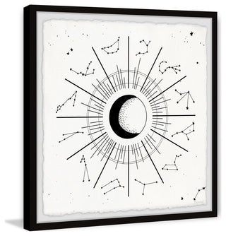 "Evolution of Stars" Framed Painting Print, 24x24