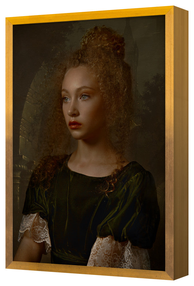 Under the Arch Fine Art Print, Gold, 24"x16"