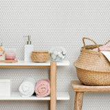 Metro Penny Porcelain Mosaic Floor and Wall Tile, Sample