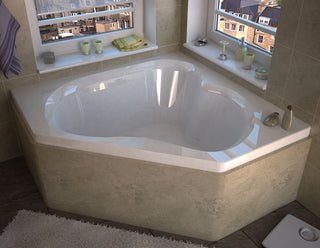 Atlantis Whirlpools Cascade 60 x 60 Corner Air Jetted Bathtub